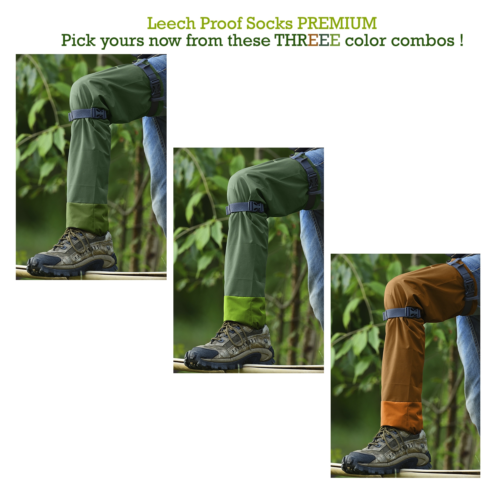 Leech Proof Socks (Olive,DG) - Image 4